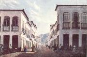 Uma rua da cidade do Desterro